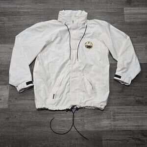 GORE-TEX White Track Jacket with Black Accents